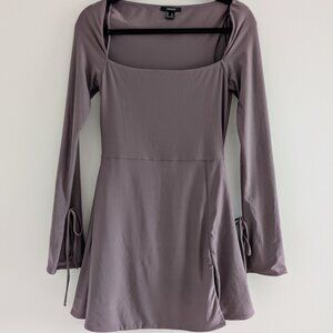 3/$30 Purple long bell sleeve Mini dress
